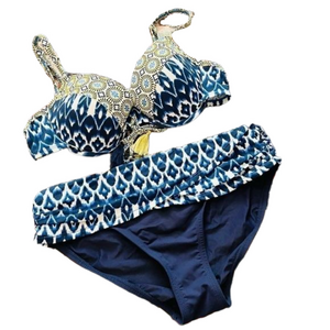 LA VIE EN ROSE Bleu Rod Beattie 2 Piece Bikini